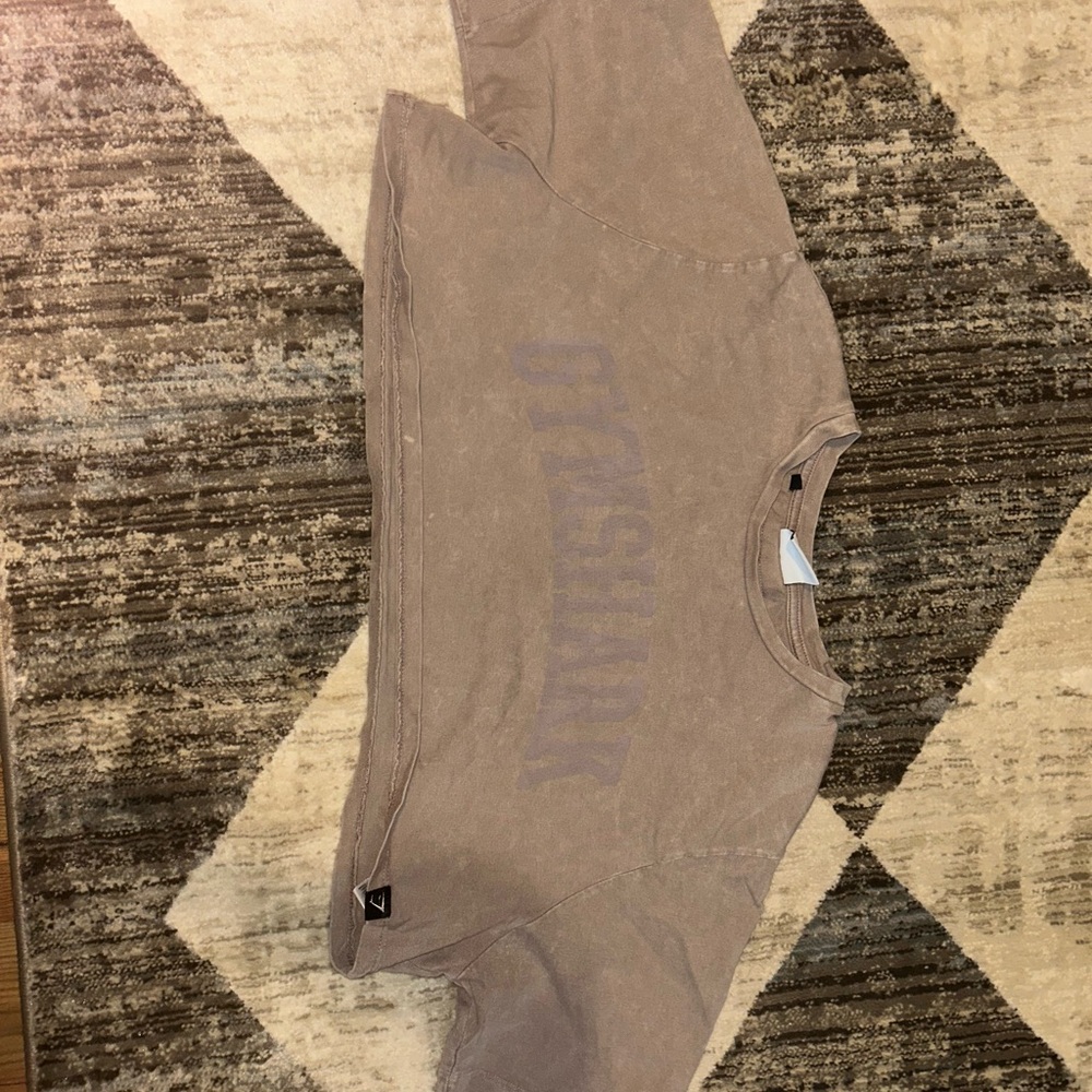 Gymshark Taupe Cropped Top